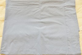 RALPH LAUREN TWIN SHEET FLAT Pinstriped Stripes Blue and White Cotton - £54.91 GBP