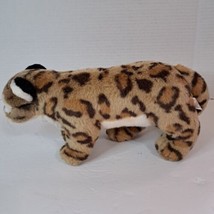 K&amp;M Leopard Cheetah Plush 12&quot; American Zoo Aquarium Stuffed Animal Toy Vintage - £9.87 GBP
