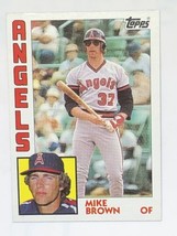 Mike Brown 1984 Topps #643 California Angels Los Angeles MLB Baseball Card - $0.99