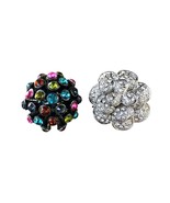 Glam Bling Ring Vintage Crystal Runway Cocktail Statement Ring Stretch L... - £19.77 GBP