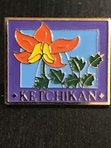 Vintage Collectible Pin: Ketchikan Flower Design - $167.76 MXN
