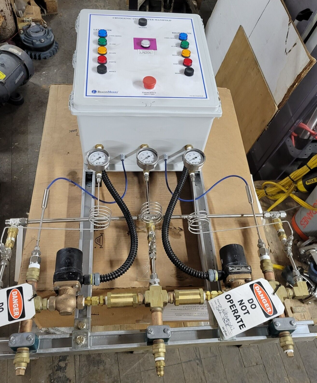 BeaconMedaes cryogenic liquid nitrogen manifold CFAM-TX Series - $2,374.00