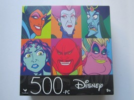 Cardinal Disney Fun Jigsaw Puzzle 500 Pieces Disney Villains 14X11 Age 9... - $4.46