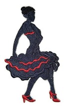 BeyondVision Let&#39;s Dance Custom and Unique Embroidered [Flamenco Silhouette Left - £9.09 GBP