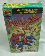 THE AMAZING SPIDER-MAN A Firestar Is Born Marvel Comics VHS VIDEO 1992 - $14.85
