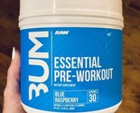 Bum, Essential Pre-Workout, Blue Raspberry, 14.39 oz (408 g) - £22.04 GBP
