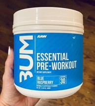 Bum, Essential Pre-Workout, Blue Raspberry, 14.39 oz (408 g) - £21.89 GBP