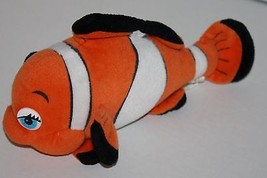 Fiesta Dolly Clown Fish Orange Plush 9&quot; Stuffed Animal Blue Eye Soft Toy C01921G - £8.37 GBP