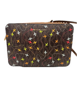 Michael Kors Jet Set WHITE Multi Airplane Print East West Crossbody Bag NWT - $179.00