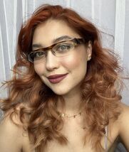 Vintage ALAIN MIKLI AL 09272  53mm Havana Semi-Rimless Women’s Eyeglasse... - $364.99