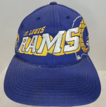 St Louis Rams Football Sports Specialties Pro Line Ball Cap Hat Snapback VTG - £59.27 GBP