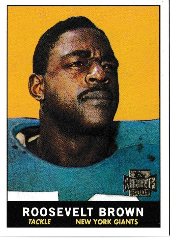 2001 Topps Archives Roosevelt Brown #176 Football Trading Card New York ... - $1.97