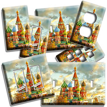 Moscow Russia Kremlin Saint Basil Cathedral Light Switch Outlet Wall Plate Decor - £10.62 GBP+