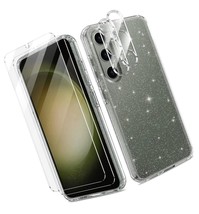 Compatible with Samsung Galaxy S23 Plus Case, with 2 - £40.64 GBP