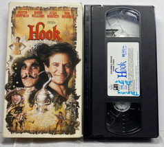 Hook VHS 1992 Robin Williams Dustin Hoffman Julia Roberts Bob Hoskins Tested - £1.77 GBP