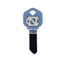 North Carolina Tar Heels NCAA College Team Kwikset House Key Blank - $9.99