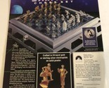 1991 Star Trek Chess Set Order Form Vintage Print Ad Advertisement pa11 - $7.91