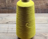 Vintage Spool Cone Of Textile Yarn Thread - Made In NC By Burkyarns - Go... - $16.79