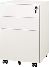 Locking File Cabinet From Devaise With Three Drawers And A, Fully Assemb... - £132.32 GBP