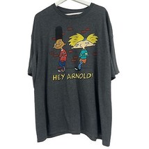 Nickelodeon t-shirt 3XL Hey Arnold Gerald graphic tee mens grey  - £17.09 GBP