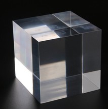 Clear acrylic solid cubes - $25.00+
