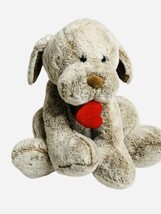 Animal Adventure Lt Brown Puppy Dog With Heart Plush 14in Stuffed Animal 2020 - $38.59