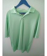 Men&#39;s Pale Green Short Sleeve Polo Shirt. Size XL - $20.00