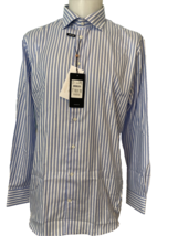 Matinique Mamarc Chambray Blue and White Striped Dress Shirt, Men&#39;s Size XL, NWT - £26.57 GBP