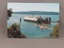 Vintage Postcard - Orcas Ferry Landing Washington - Ellis Post Card - £11.97 GBP
