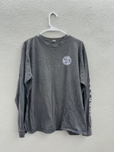 Econscious Long Sleeve Shirt Size Large Gray Happy Earth Apparel Ambassador - £7.32 GBP