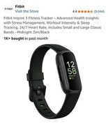 Fitbit -Inspire 3 Health & Fitness Tracker - Midnight Zen - €55,31 EUR Fitbit -Inspire 3 Health & Fitness Tracker - Midnight Zen - €55,31 EUR