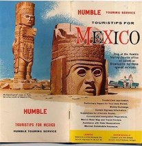 Humble Touring Service Touristips for Mexico Booklet  1961 - £10.84 GBP