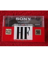 SONY HF 90 VINTAGE AUDIO CASSETTE TAPE NOS 1992 - $11.90 CAD