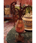 TABLE PARLOR LAMP  ceramic and bronze AMPHORA EWER ORMULU - $400.82 CAD