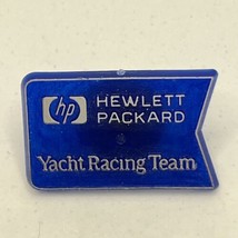 HP Hewlett-Packard Yacht Racing Team Business Plastic Lapel Hat Pin Pinback - £4.75 GBP