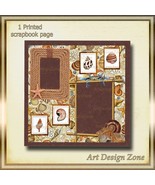 Beachside Adventures Scrapbook Page with a Masculine Appearance The - €10,49 EUR