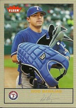 2005 Fleer Tradition Gray Backs Gold Letter Rod Barajas 188 Rangers - £1.87 GBP