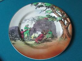 VINTAGE 1920 ROYAL DOULTON - THE GYPSIES COLLECTOR PLATE   10 &quot; [*RD25] - $1,783.80 MXN