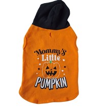 Vibrant Life Halloween Mommy&#39;s Little Pumpkin Dog Hoodie Costume Size Small - £14.47 GBP