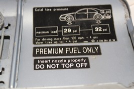 2000- 2006 MERCEDES BENZ S500 GAS FUEL TANK DOOR LID COVER  R2586 image 7