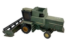 Vintage 1970&#39;S ERTL John Deere 5020 Tractor Die Cast Grain Harvester Toy Green - £35.92 GBP