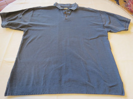 Tommy Bahama Men&#39;s short sleeve polo shirt no size tag see measurments blue GUC@ - £12.05 GBP