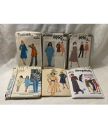 Group of 6 Sewing Patterns Dresses Shirt Skirt Pants &amp; More Simplicity B... - £3.82 GBP