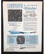 Vintage 1960s King Radio Corp. KX-110 Transceiver Ad Flyer with Specs 8.... - $18.00