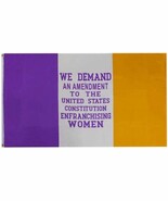 3x5 Women&#39;s Rights We Demand 1914 100D 3&#39;x5&#39; Woven Poly Nylon Flag Banner - $8.88