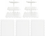 Cupcake Stand Set 5 Pcs -Cupcake Display Stand-Tiered Serving Stand-Dess... - £34.16 GBP