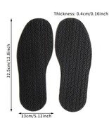 668 Rubber full sole, wavy design, 12.8&quot; x 5.7&quot;,  4mm, black (VOLUME DEAL) - $95.82 CAD