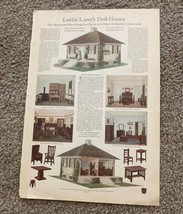 Lettie Lane&#39;s Doll House Ad Vegetables Breads And Desserts Thanksgiving - $49.99