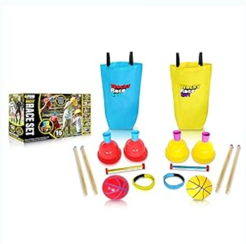 4Fun Wacky Race set-Family Fun Outdoor Yard Games, Great for ages 3+ - $50.61 CAD