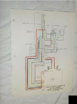 1965 Evinrude Wiring Diagram 33 HP W Generator - £8.55 GBP